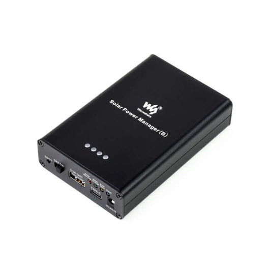 Waveshare Solar Power Manager (B) 6V-24V Li-Po battery charging box for solar panels.