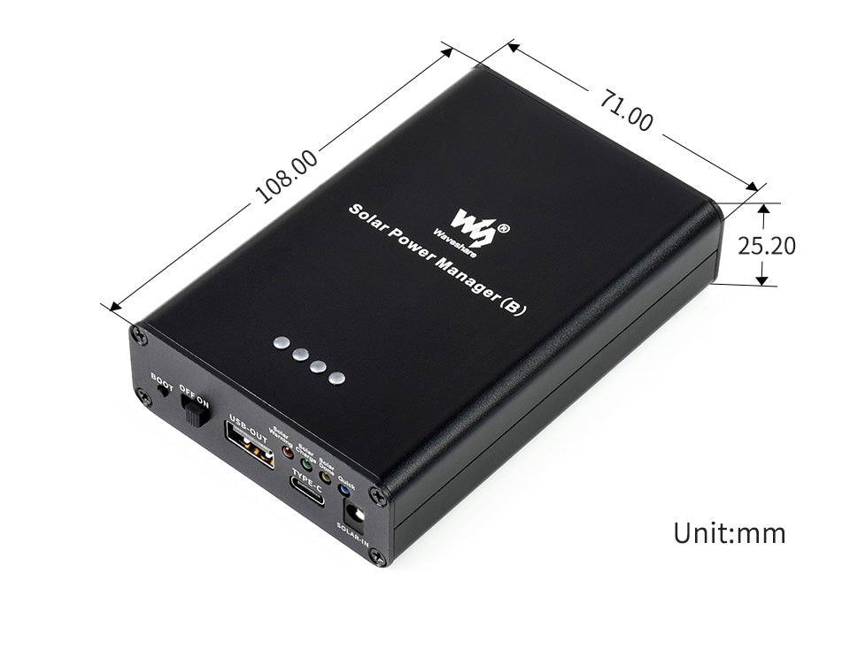 Solar Power Manager Battery Box 6-24v