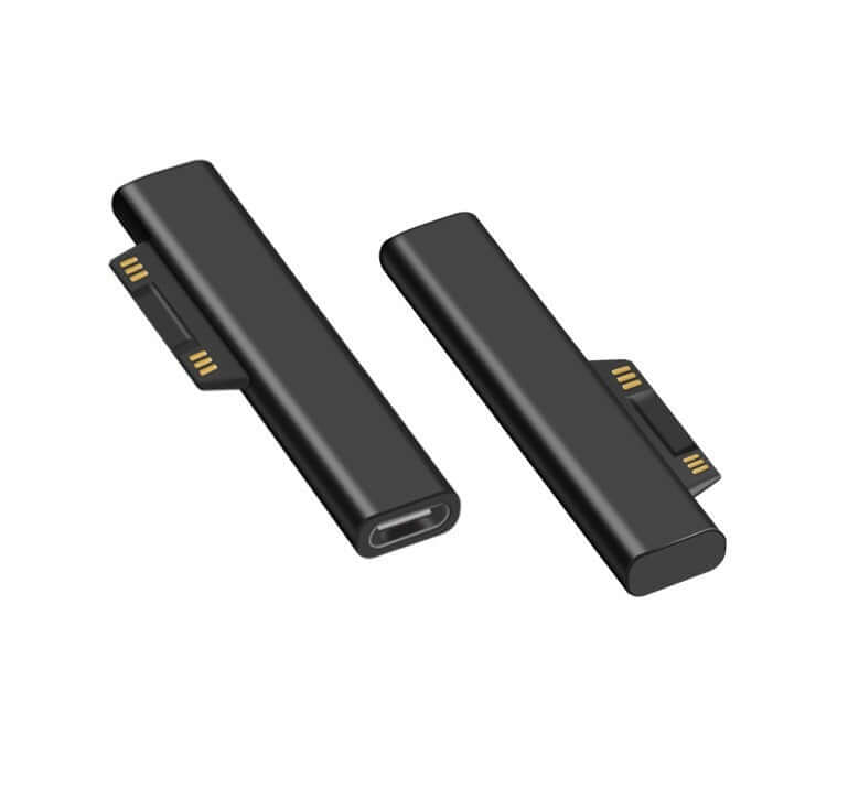 Surface Connect to USB-C Charging Adapter for Microsoft Surface, lightweight and portable accessory.