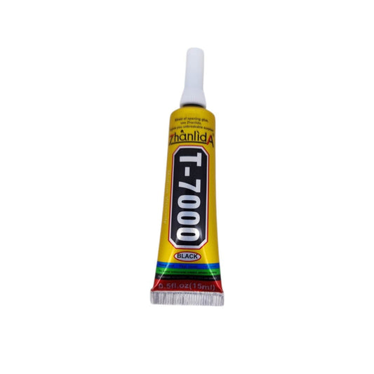 15ML T7000 black contact glue tube with precision applicator for DIY repairs.