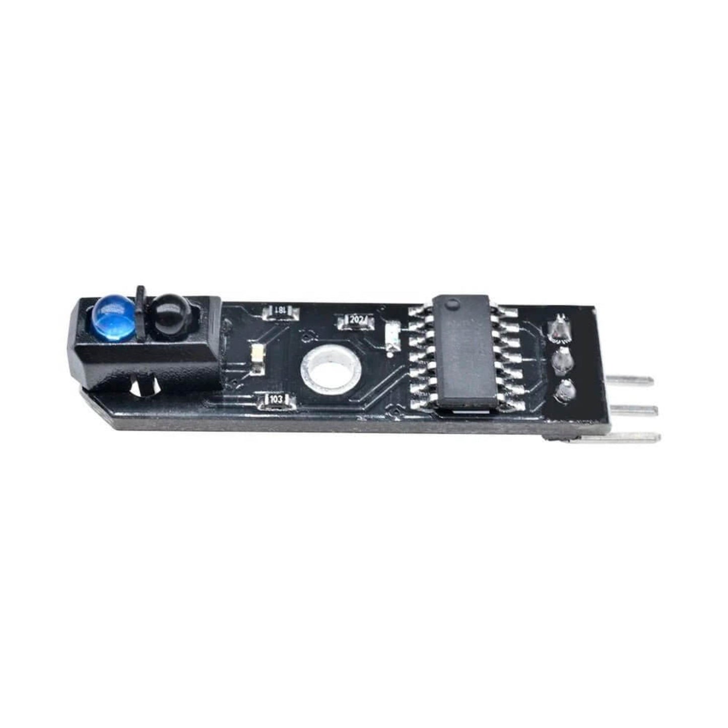 TCRT5000 Tracking Module for Arduino, infrared line follower sensor, 3-pin design, obstacle avoidance application.