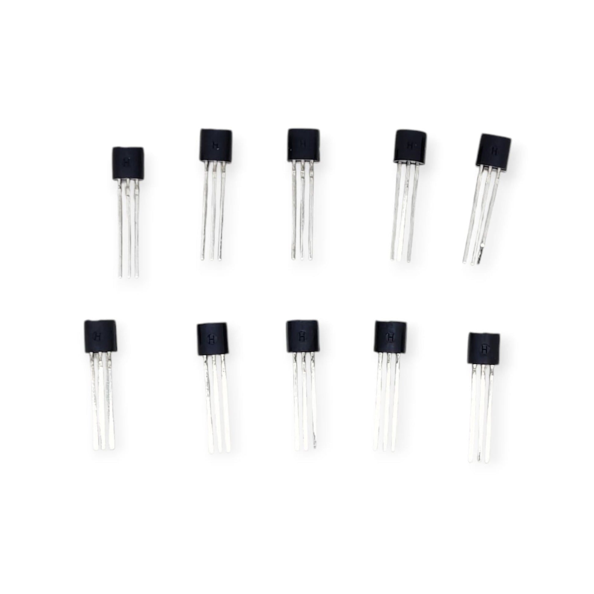 A pack of ten TL431A precision shunt regulators in a TO-92 package, arranged on a white background.