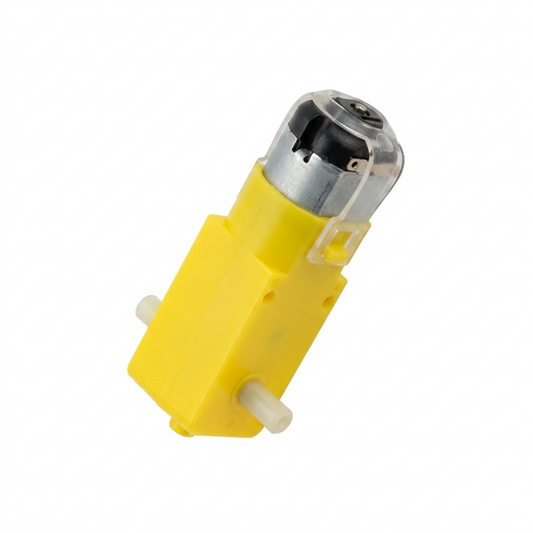 黃色 TT 馬達 DC 減速電機，雙軸輸出，適用於 Arduino 智能小車及 STEM 機器人製作。