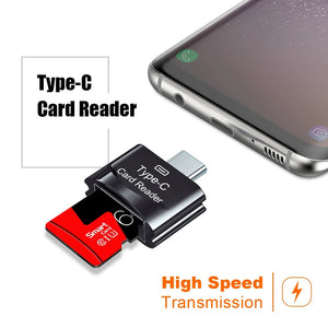 Type-c Card Reader - Silver