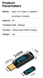 240W Type-c to Type-c Tester