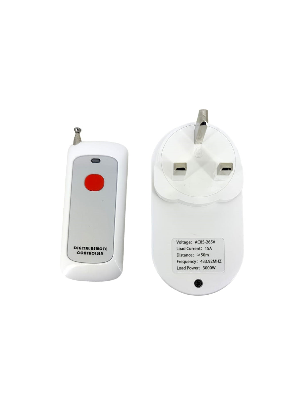 UK Plug Remote Control Socket