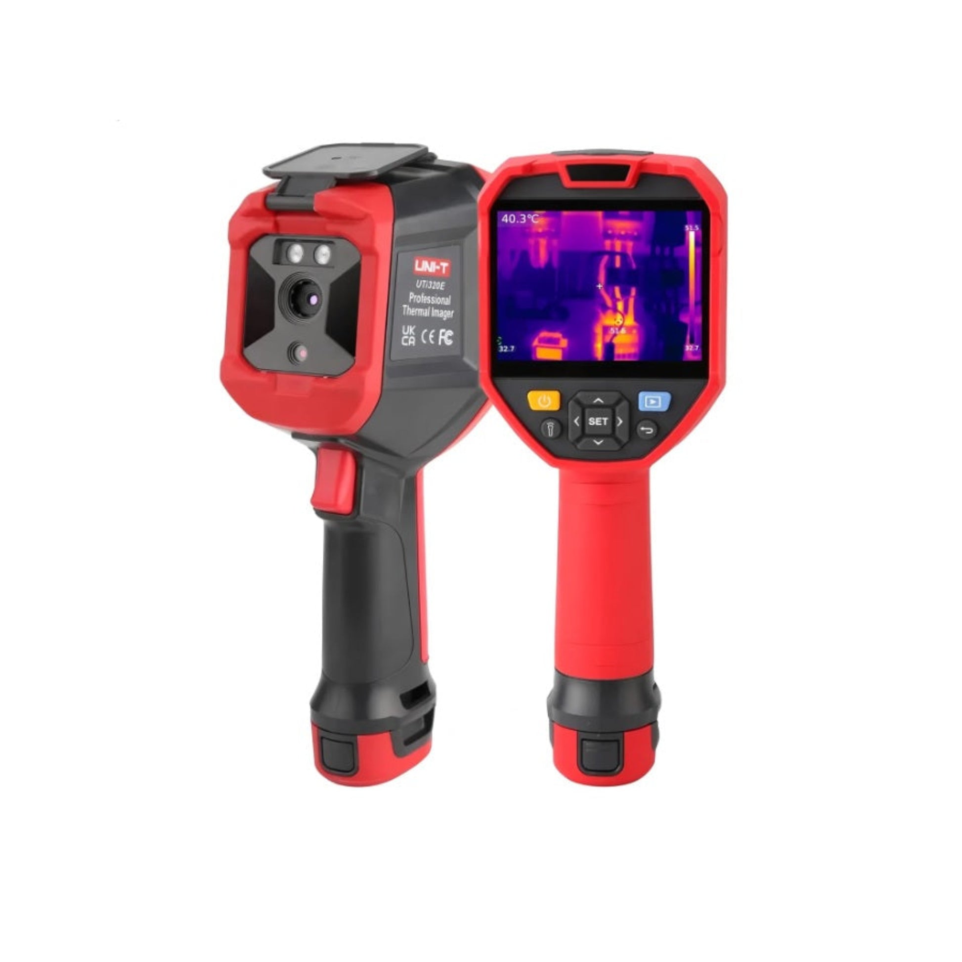 UNI-T UTi260E 專業紅外線熱像儀，具備 256x192 高解像度，適用於工業電力巡檢及建築測溫。