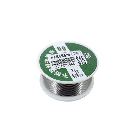 100g roll of 1.0mm Universal Stainless Steel Solder Wire for electronics and metal repair.