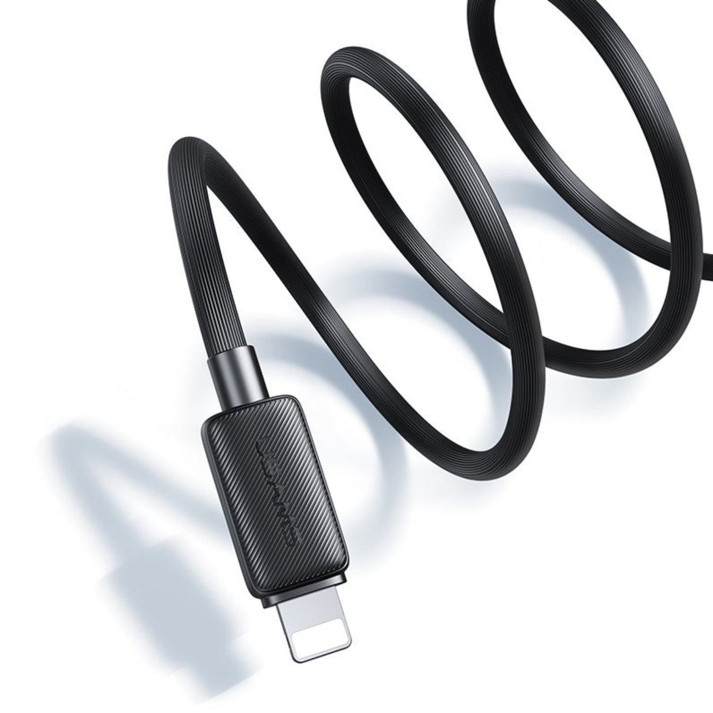 USAMS US-SJ699 data cable with striped texture design, durable and stylish.