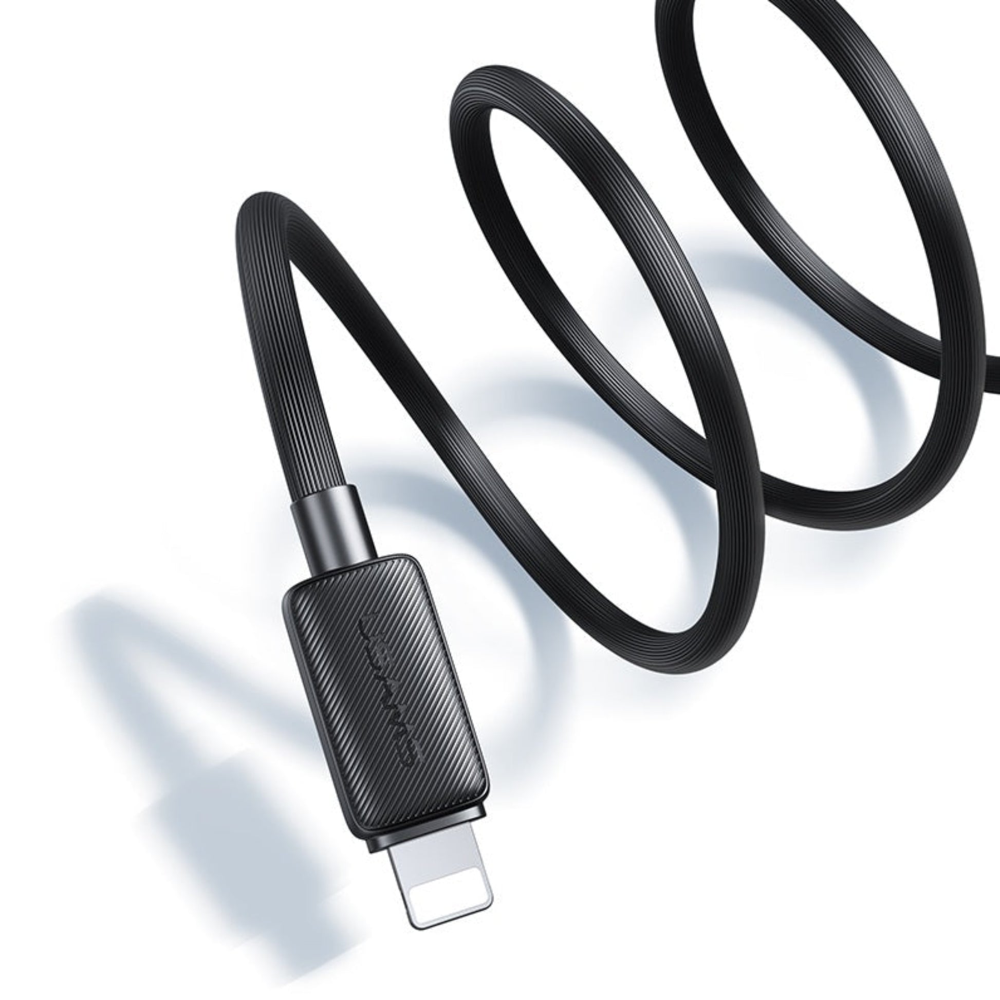 USAMS US-SJ699 data cable with striped texture design, durable and stylish.