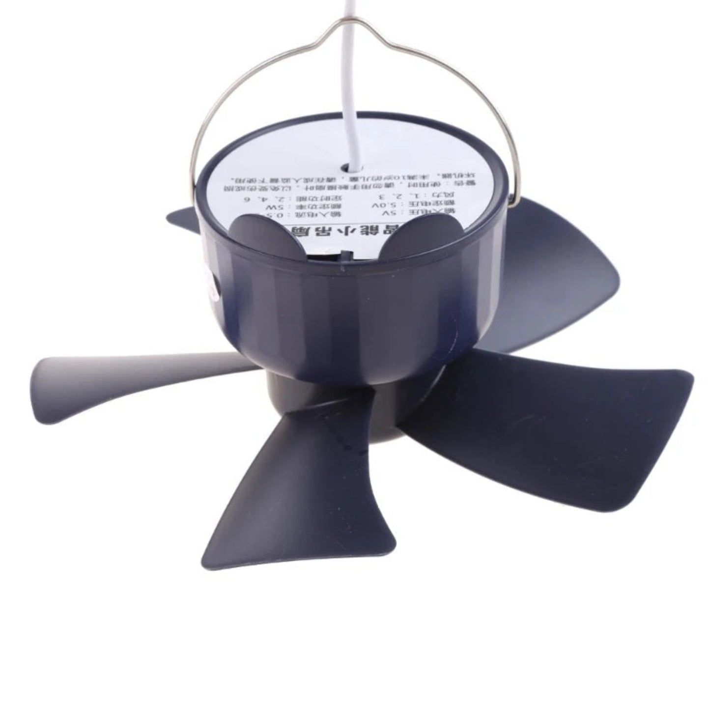 Detailed technical specifications for the mini USB ceiling fan brushless motor.