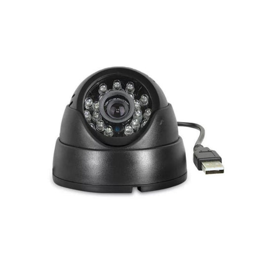 Black standalone USB dome camera with 3.6mm lens
