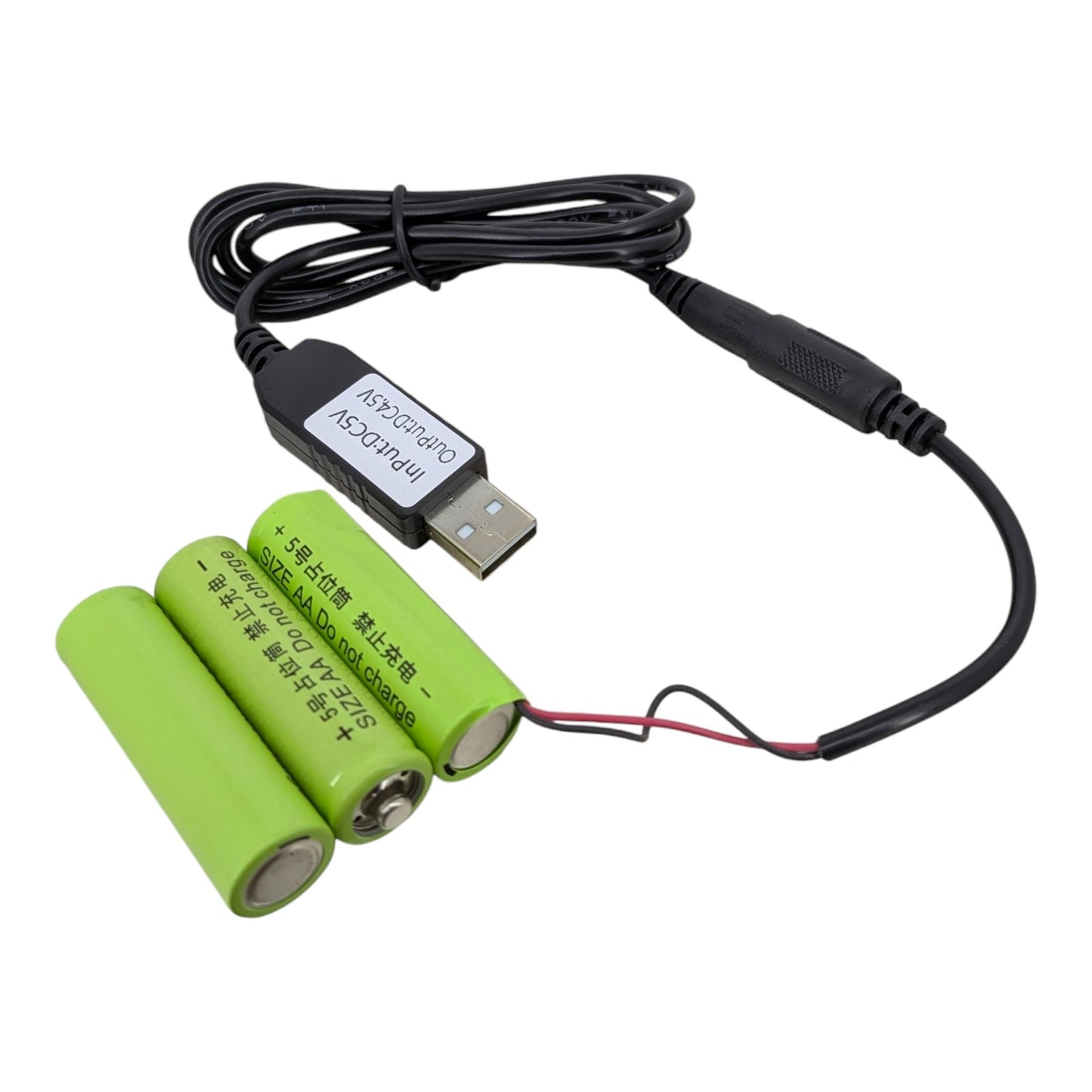 USB轉三位AA假電池 (4.5V)，適合各類電子零件及DIY測試。新昌電腦提供即場技術支援與專業推介。