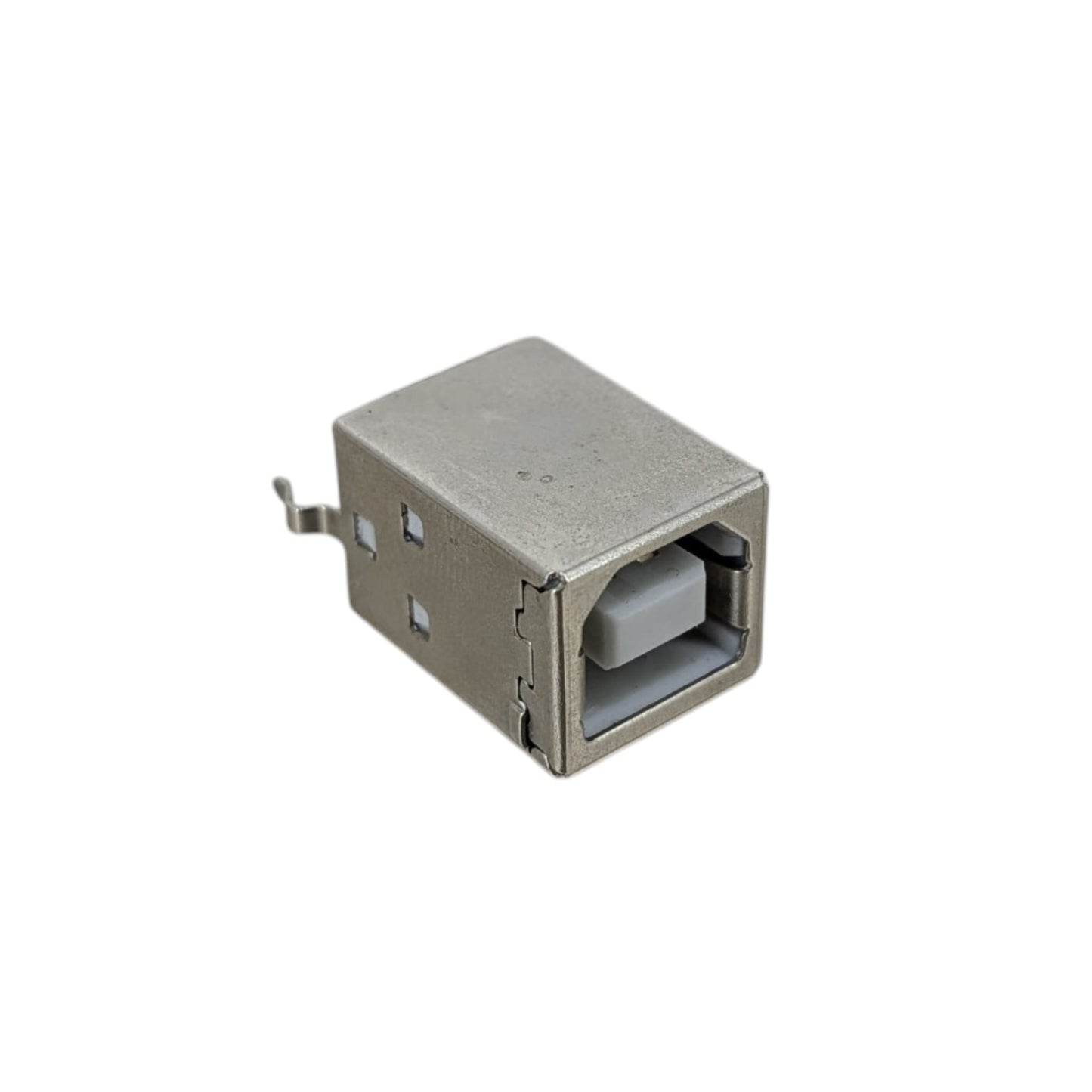 USB 2.0 Type-B 母座接頭 (DIP穿孔式)。高溫塑料核心，適合打印機或儀器底板維修。新昌電腦提供全面線材與零件。