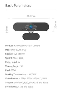 Xiaovv HD USB Web Camera