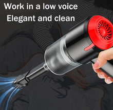 Load image into Gallery viewer, Wireless Charging Compressed Air Handheld Portable Car Vacuum Cleaner
