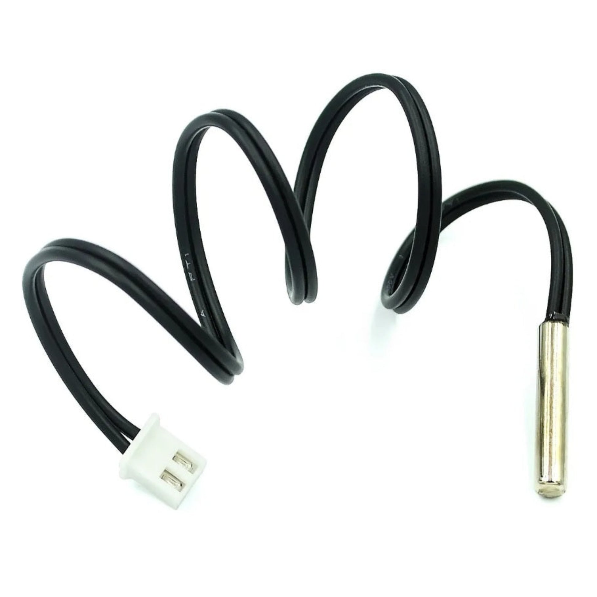 The waterproof NTC temperature sensor probe for the W1209 thermostat.