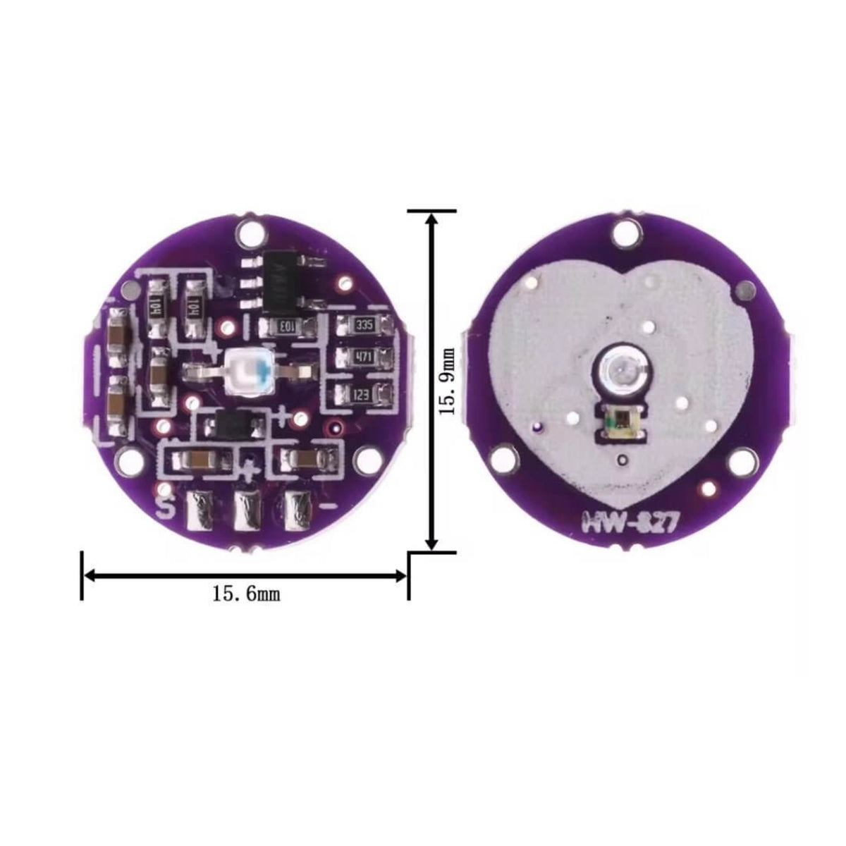 Pulse Sensor Kit XD-58C Pulse Sensor Heart Rate Module for Arduino