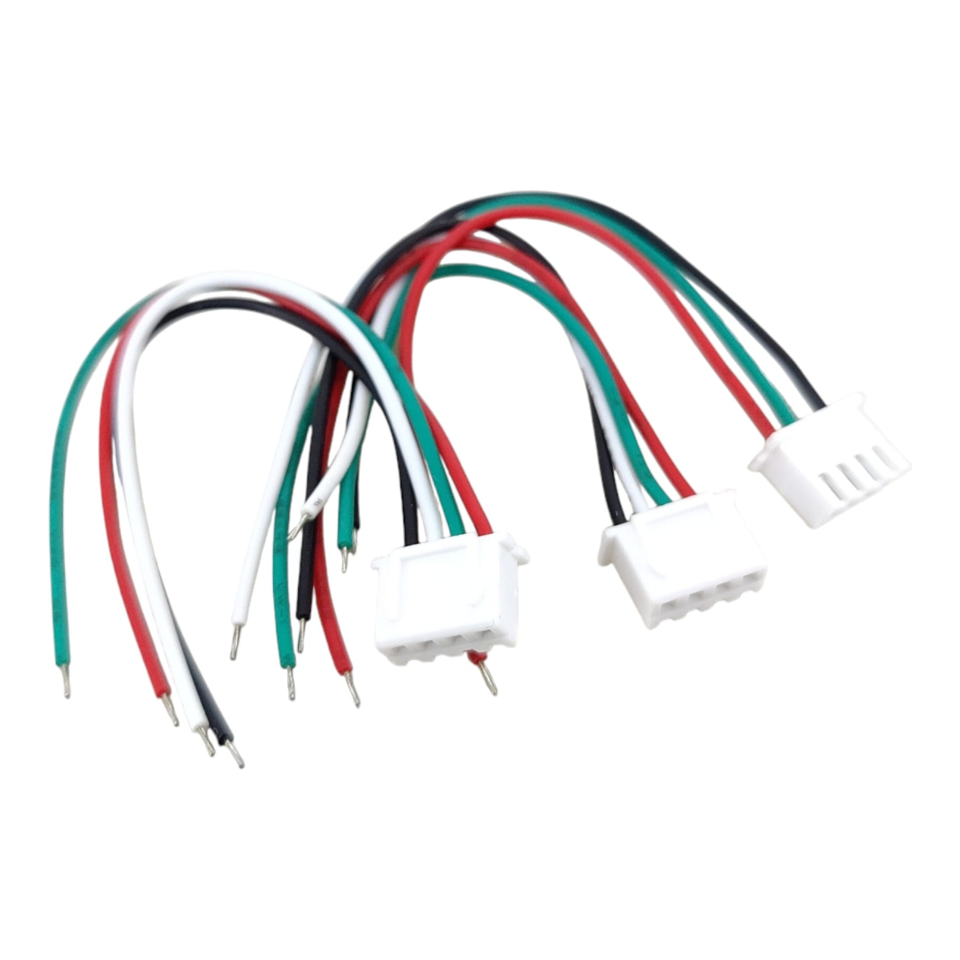 3-pack of XH2.54 4-pin connector cables with pre-tinned ends