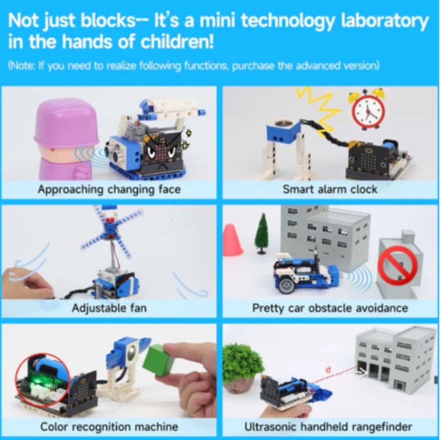 Mobile App interface for Yahboom robot kit showing path mode, voice control, and gravity sensor features.