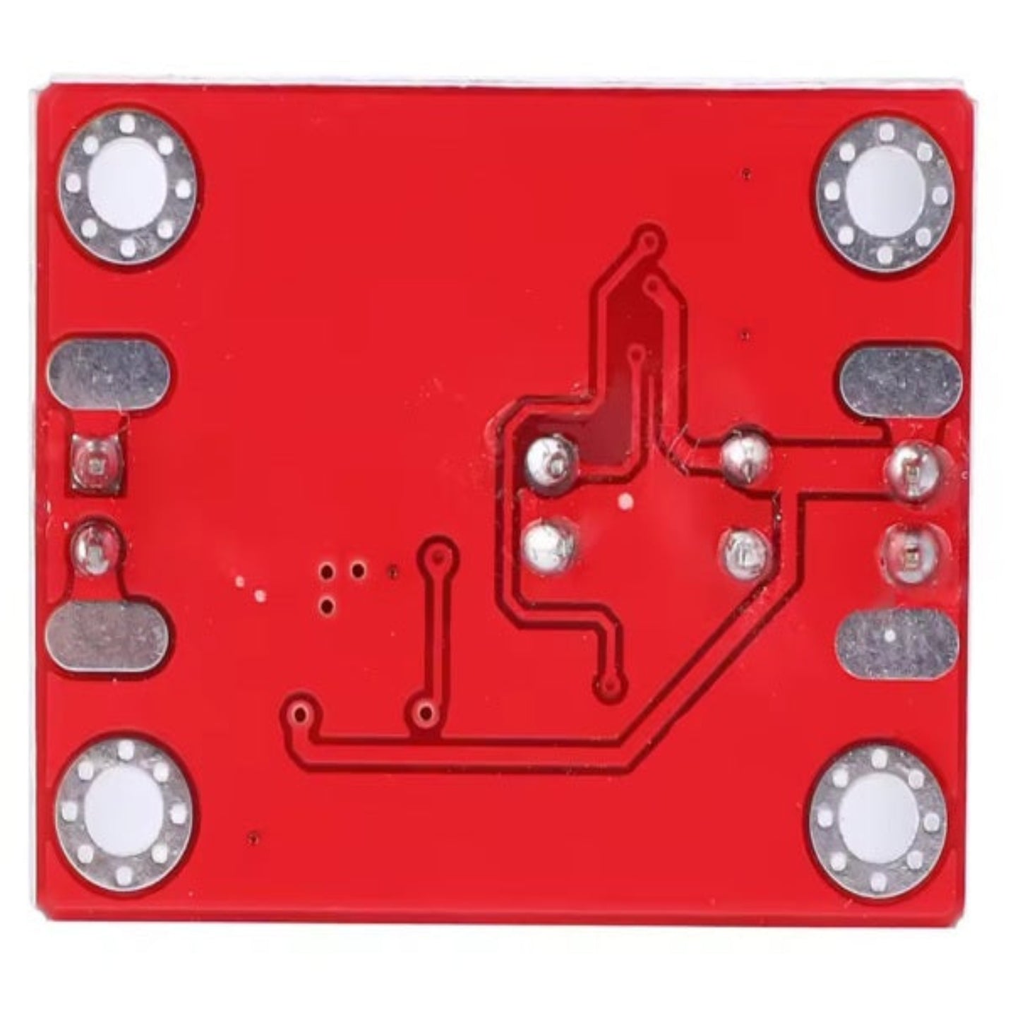 Bottom view of the ZK-SK voice control switch module, showing the PCB traces and solder points.