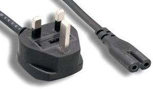1M Power Cable UK 3PIN Plug to IEC C7 Figure 8 Cord - Sun Cheong Computer Company Limited