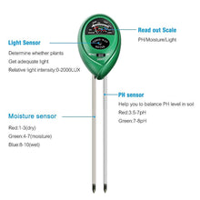Load image into Gallery viewer, 3 Way Soil Meter Soil Tester
