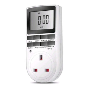AC 230V 13A Digital LCD Display Timer Switch UK Plug-in Timing Outlet Socket - Sun Cheong Computer Company Limited