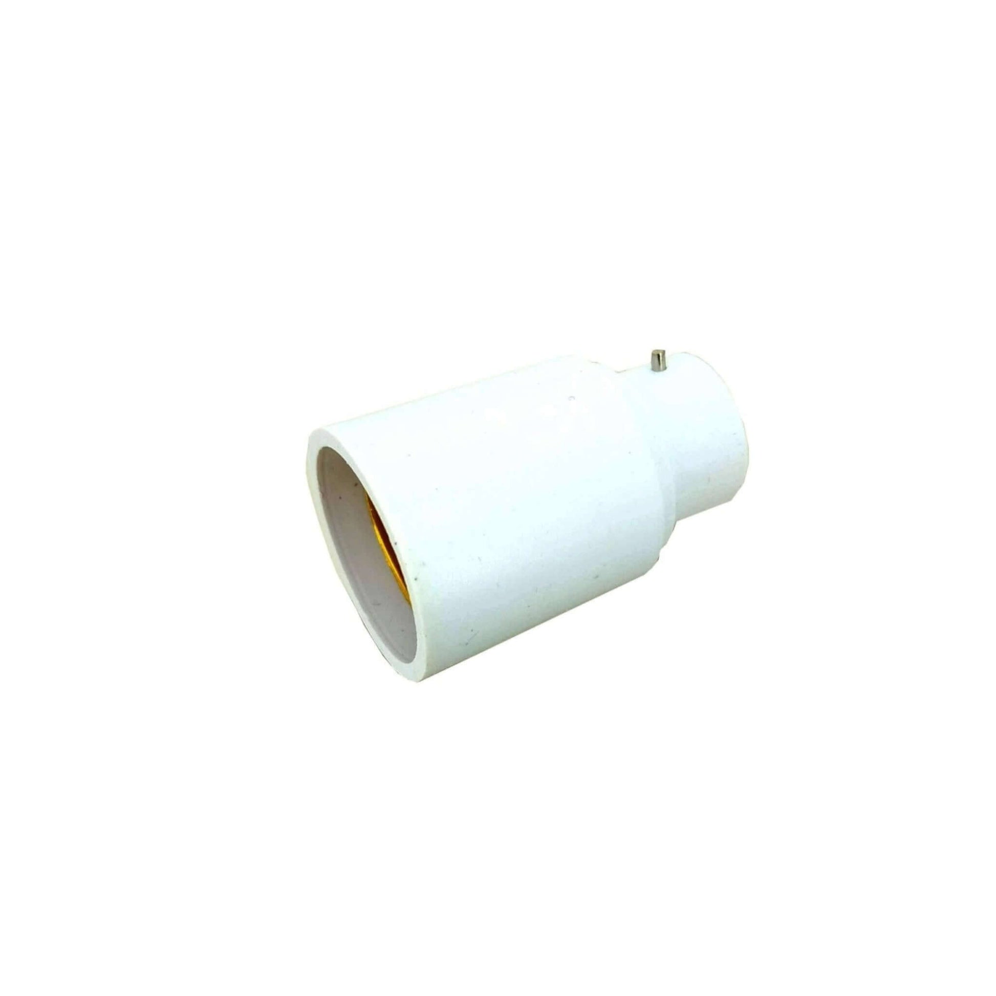 B22 to E27 light socket adapter, converting bayonet cap to Edison screw for flexible lighting solutions