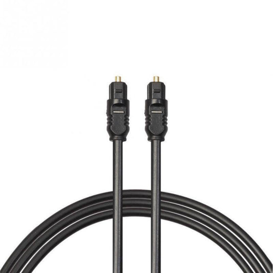 Digital Optical Audio Toslink Cable with connectors, perfect for TVs, soundbars, and gaming consoles.