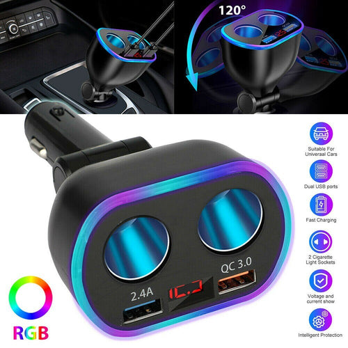 2usb car charger hk