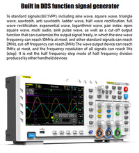 將圖片載入圖庫檢視器 7&quot;信號發生\示波器 1GSa\s \ 100MHz(1014D) 
