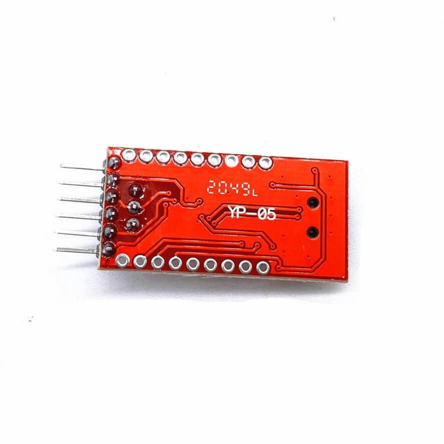 Back view of FT232RL USB to TTL Serial Module showing YP-05 model and solder points for electronics projects.