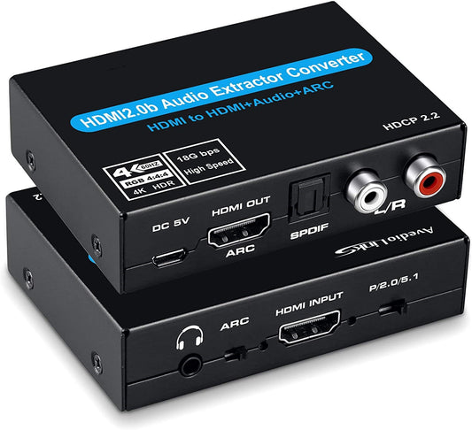 HDMI 2.0 Audio Extractor device front view