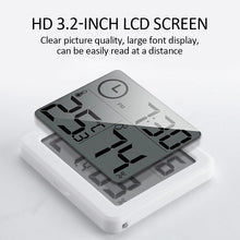 Load image into Gallery viewer, Digital Thermometer Hygrometer Automatic Clock with LCD Display hk
