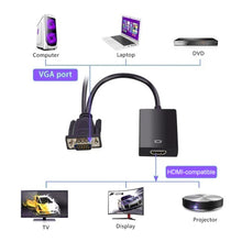 Load image into Gallery viewer, vga to hdmi cable hk
