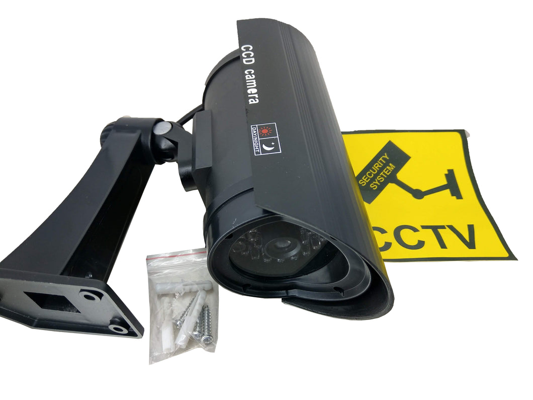 Outdoor Fake/Dummy Security Camera with Blinking Light