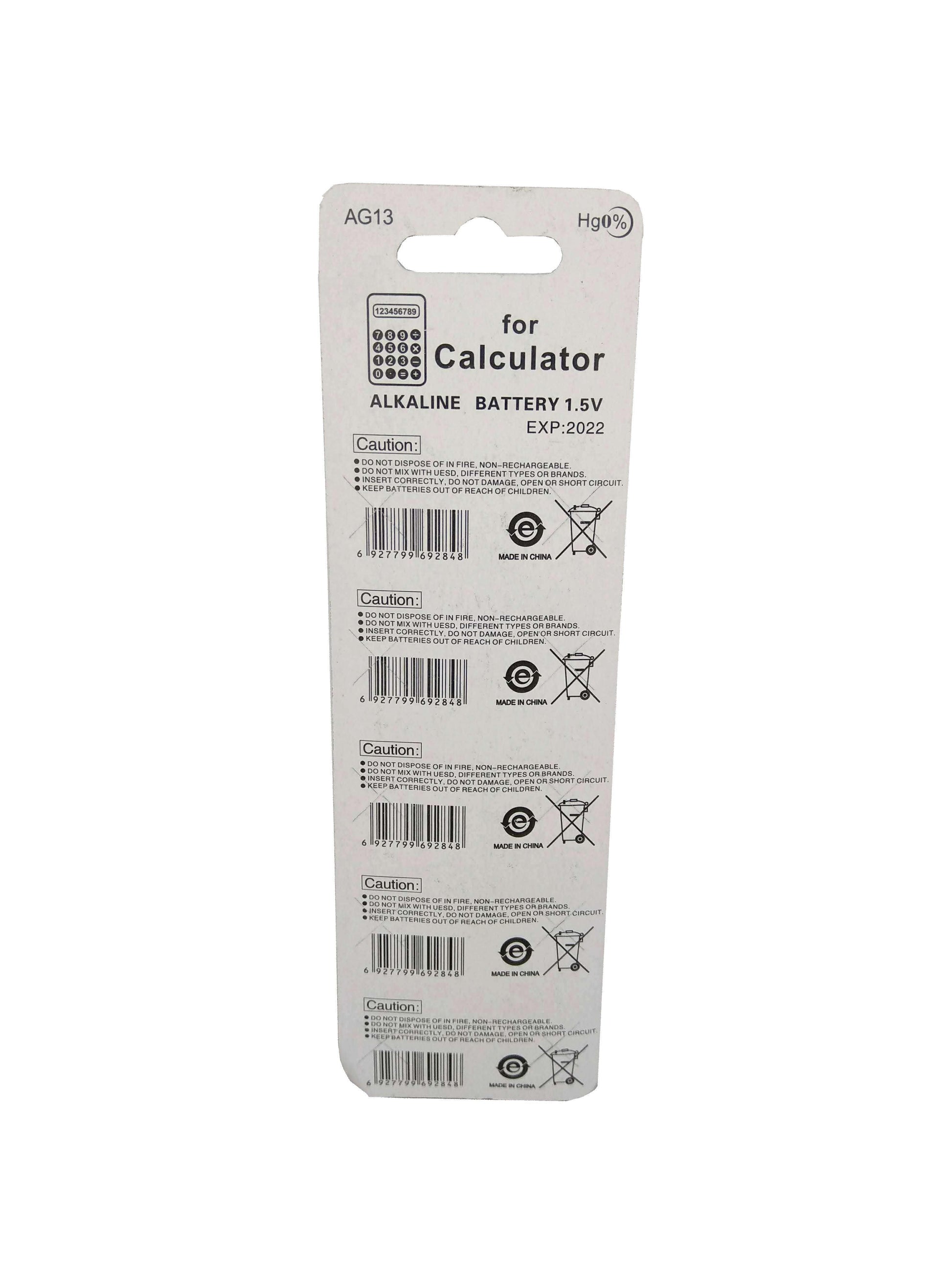AG13/LR44 10 Pack LR44 AG13 357 303 SR44 Battery 1.5V Button Coin Cell Batteries - Sun Cheong Computer Company Limited