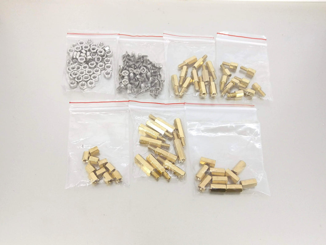 Brass standoff spacer(Brass stud) with nut and screws Kit - Sun Cheong Computer Company Limited