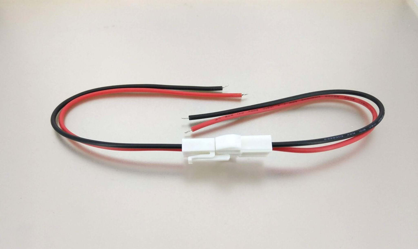 Big Style Tamiya plug male connector adapter lead with 18CM 22AWG wire, package of 2pcs, ideal for various RC applications.