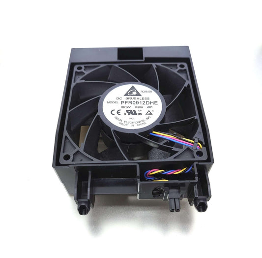 Delta PFR0912DHE 12V 3.2A cooling fan for Lenovo TD350 tower server, 92x92x38mm size.