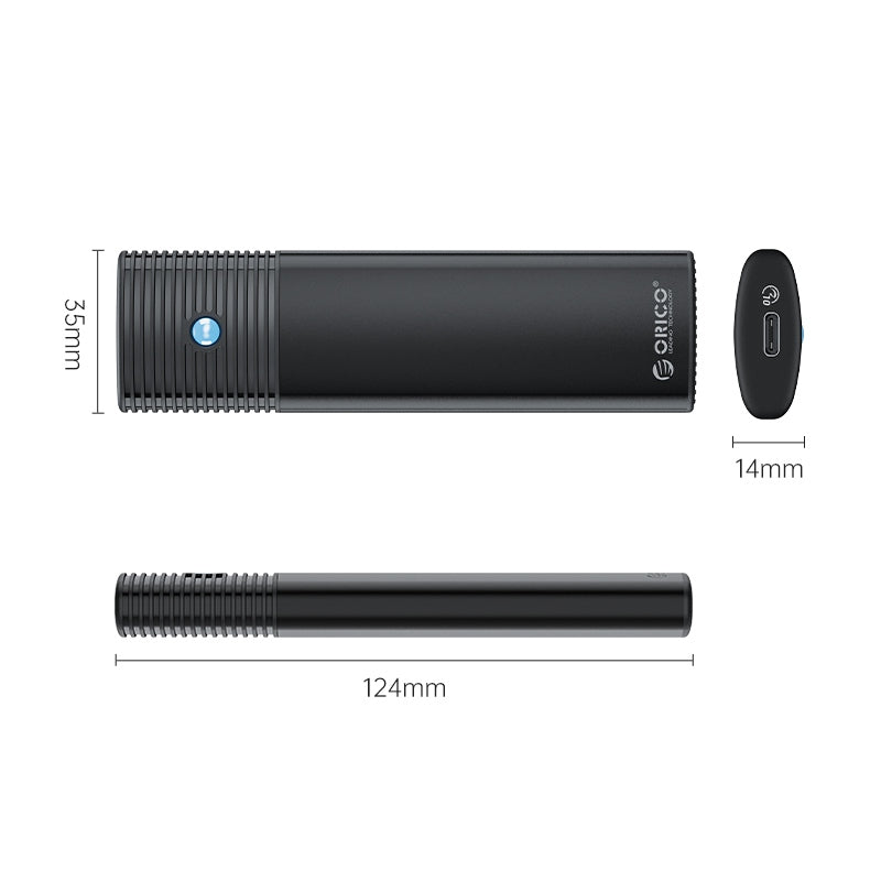 ORICO M.2 NVMe SATA SSD Enclosure Adapter - Black