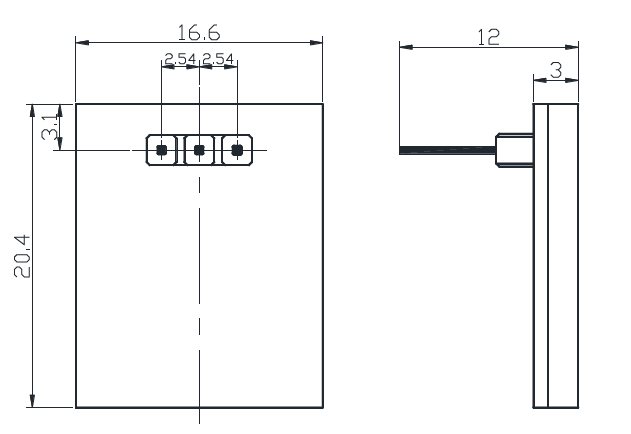 HTTM Touch Button Sensor Module 3-6v