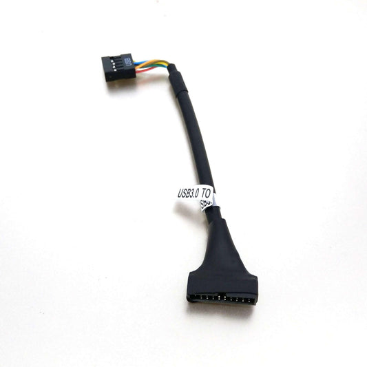 USB 3.0 male to 9-pin USB 2.0 female motherboard converter adapter cable.