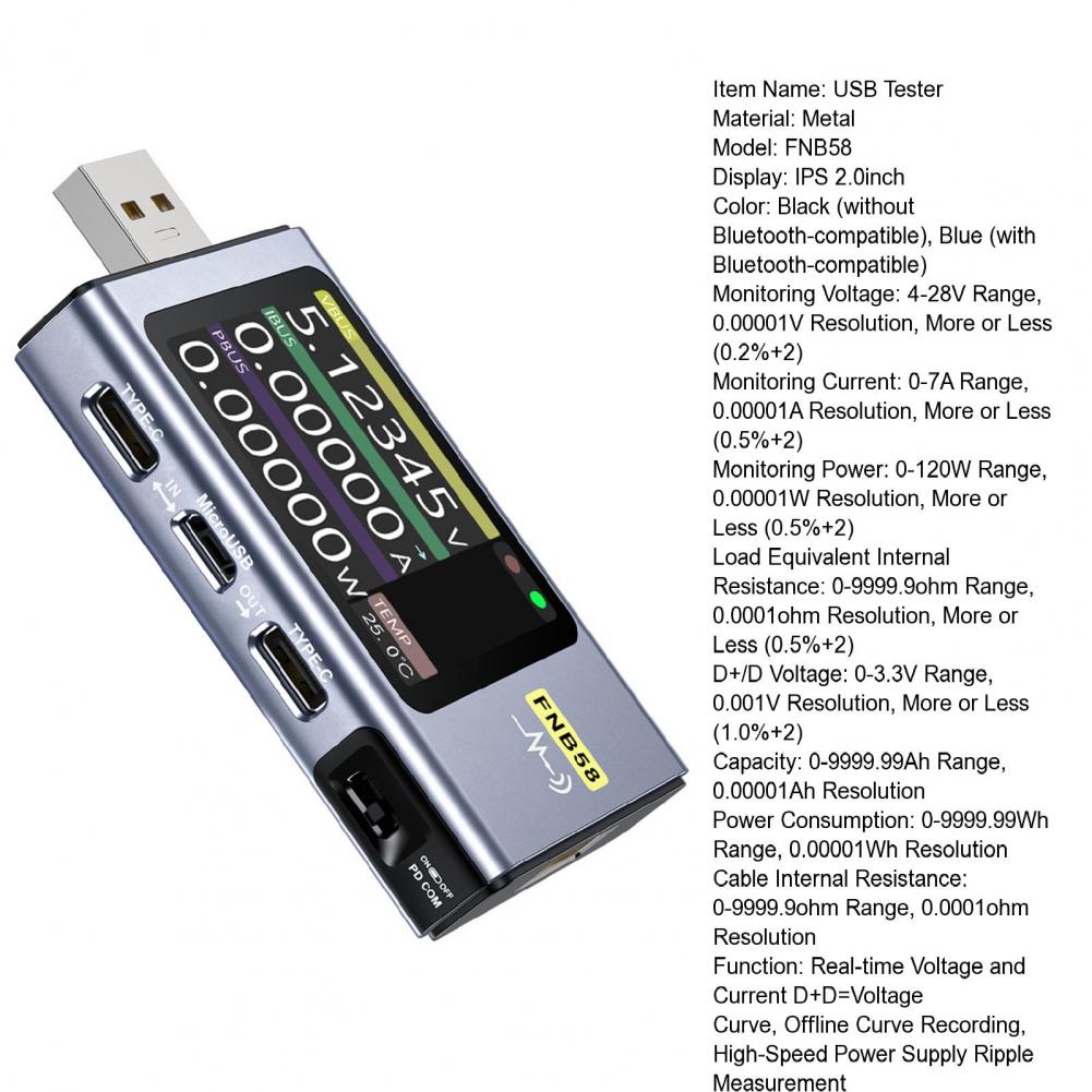 FNIRSI FNB58 USB Fast Charge Tester