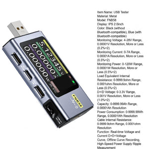FNIRSI FNB58 USB Fast Charge Tester │ 新昌電腦有限公司 – Sun 