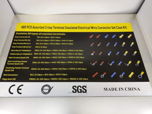 480PCS Assorted Crimp Terminal Insulated Electrical Wire Connector Set - Sun Cheong Computer Company Limited