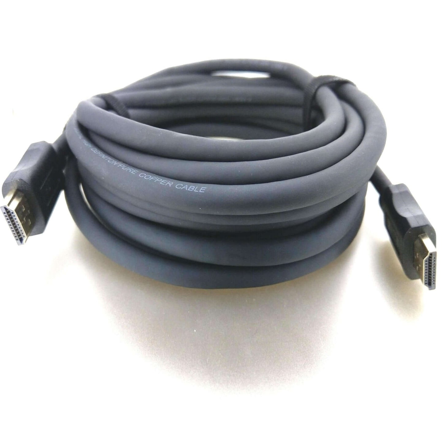 Z-Tek HDMI 2.0 Cable coiled, features durable design for high-speed 4K 60Hz video transmission.