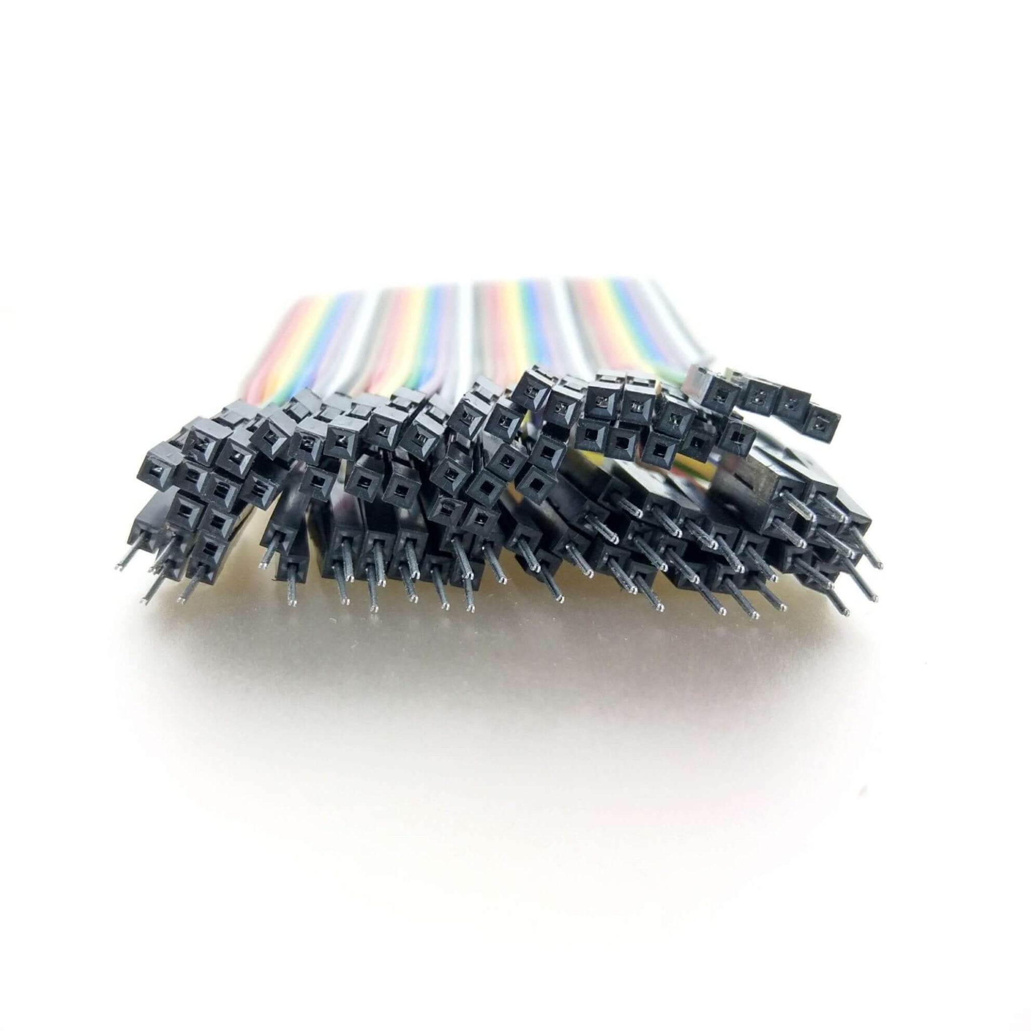 ZYLTECH 1M 40-Pin Ribbon Cable With Dupont Connectors – Male To Female For Arduino, Raspberry Pi, And Breadboard Projects