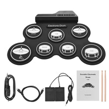 Load image into Gallery viewer, USB Digital Electronic Drum Set
